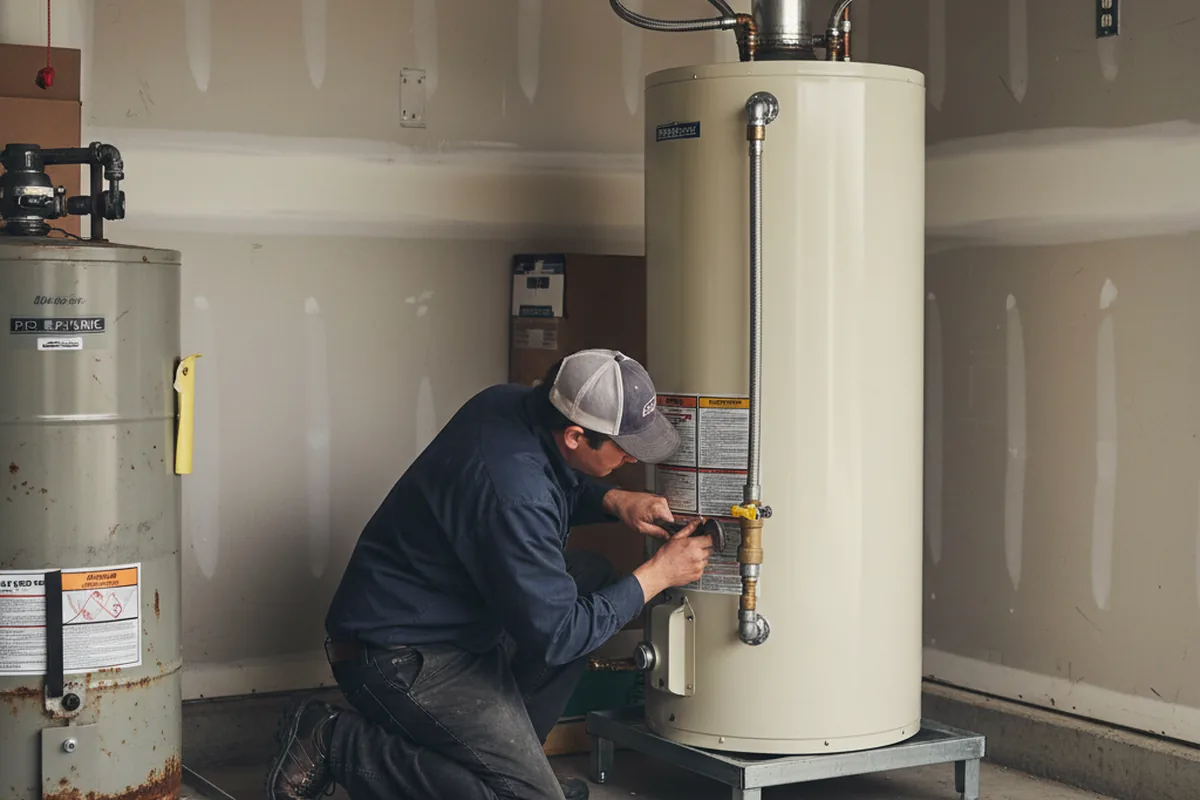 Water heater and shutoff valve replacement in El Segundo